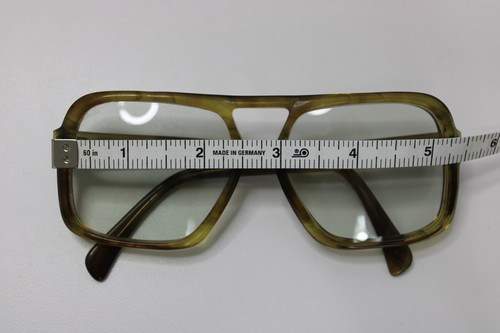 Vintage American Optical Dockside Eyeglasses Brown Green Frames Safety Clear - Picture 6 of 11