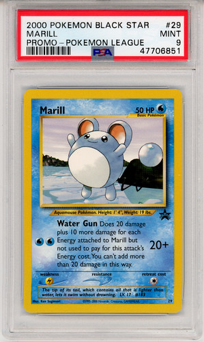 Marill graded PSA 9 for sale on eBay