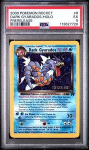 Dark Gyarados Prerelease Holo 8/82 Team Rocket