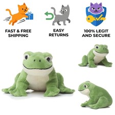 Cute Cuddly 15cm Green Frog Plush Toy Ideal for Pretend Play Collecting