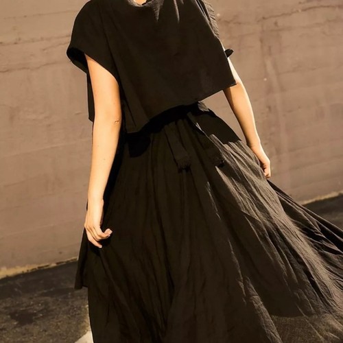 Free People XS Set Sundown Nero Nuovo! Gonna e top bohemien - Foto 4 di 12