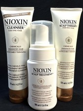 nioxin 4 set for fine hair scuffed exterior