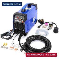50A Plasma Cutter with LED Display, Dual Voltage 110V/220V, Clean Metal Cutting