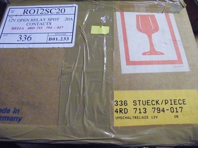336 Stück Relais Restposten Elektronik Bauteile Überschuss PCB Mt 12V Spule 20A SPDT 7k7