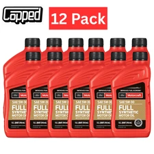 Motorcraft OEM Full Synthetic Engine Motor Oil SAE 5W-30 - 12 Quart XO-5W30-Q1FS