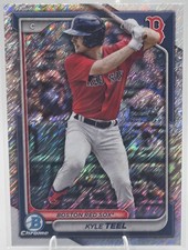 2024 Bowman Chrome Kyle Teel #BCP-178 Prospects Shimmer Refractor Red Sox