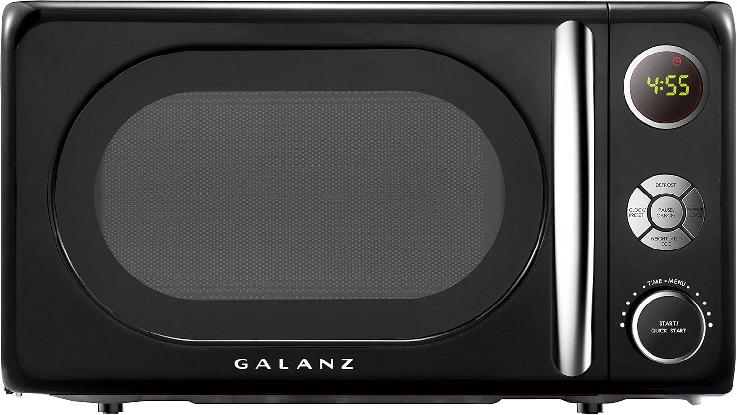 0.7 Cu Ft Retro Microwave Oven LED Pull Handle Child Lock Black
Opens in a new window or tab