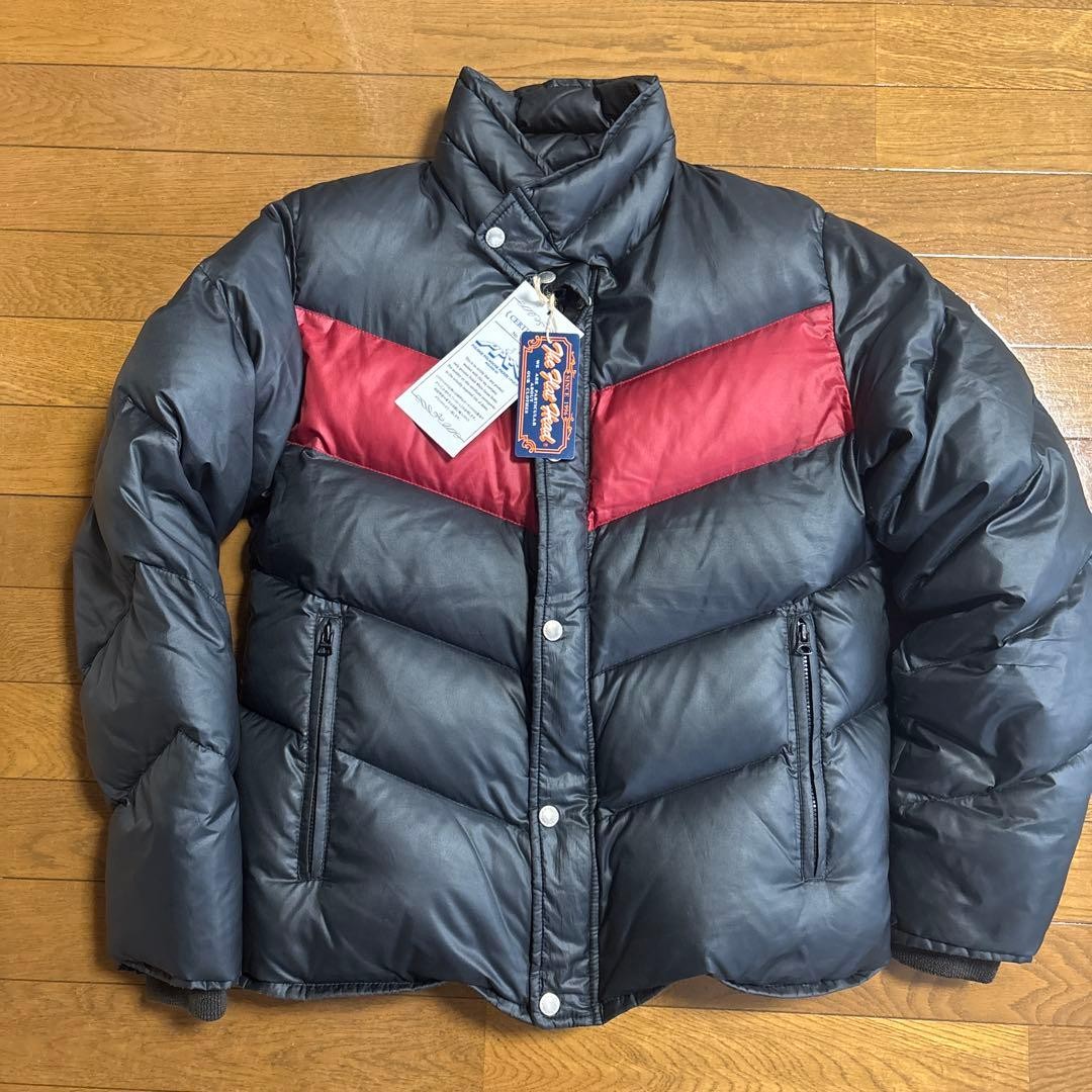 Flat Head The Down Jacket Black/Red - image 1