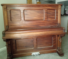Schimmel & Nelson VTG 1890s Made in USA Standing Grand Piano