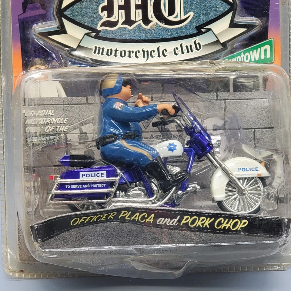 HOMIE ROLLERZ MOTORCYCLE CLUB MC OFFICER PLACA AND PORK CHOP 2005 JADA TOYS 1:24 - Image 3 of 4