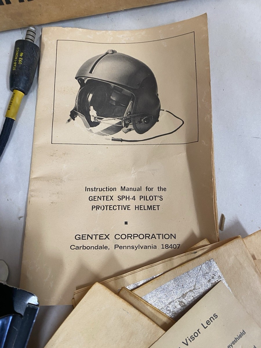 Vietnam Era Gentex SPH-4 U.S. Army Helicopter Pilot Helmet