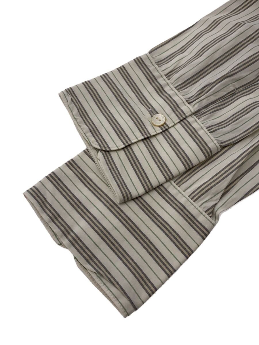 BURBERRY LONDON Long Sleeve Shirt, Size 40, Cotton, White Stripe, FEA24-011 thumbnail 5