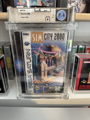 Simcity2000 Sega Saturn Factory Sealed (V Rare) Wata/PSA Graded B - 9.6