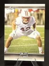 2017 Leaf Draft #62 T.J. Watt! Wisconsin/ Steelers Rookie RC TEXANS NFL