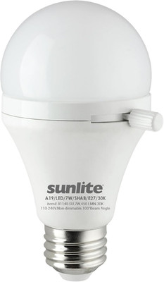 Shabbulb, Shabbat Permissible LED Light Bulb, 7 Watt (40 Watt Equivalent) 3000K 