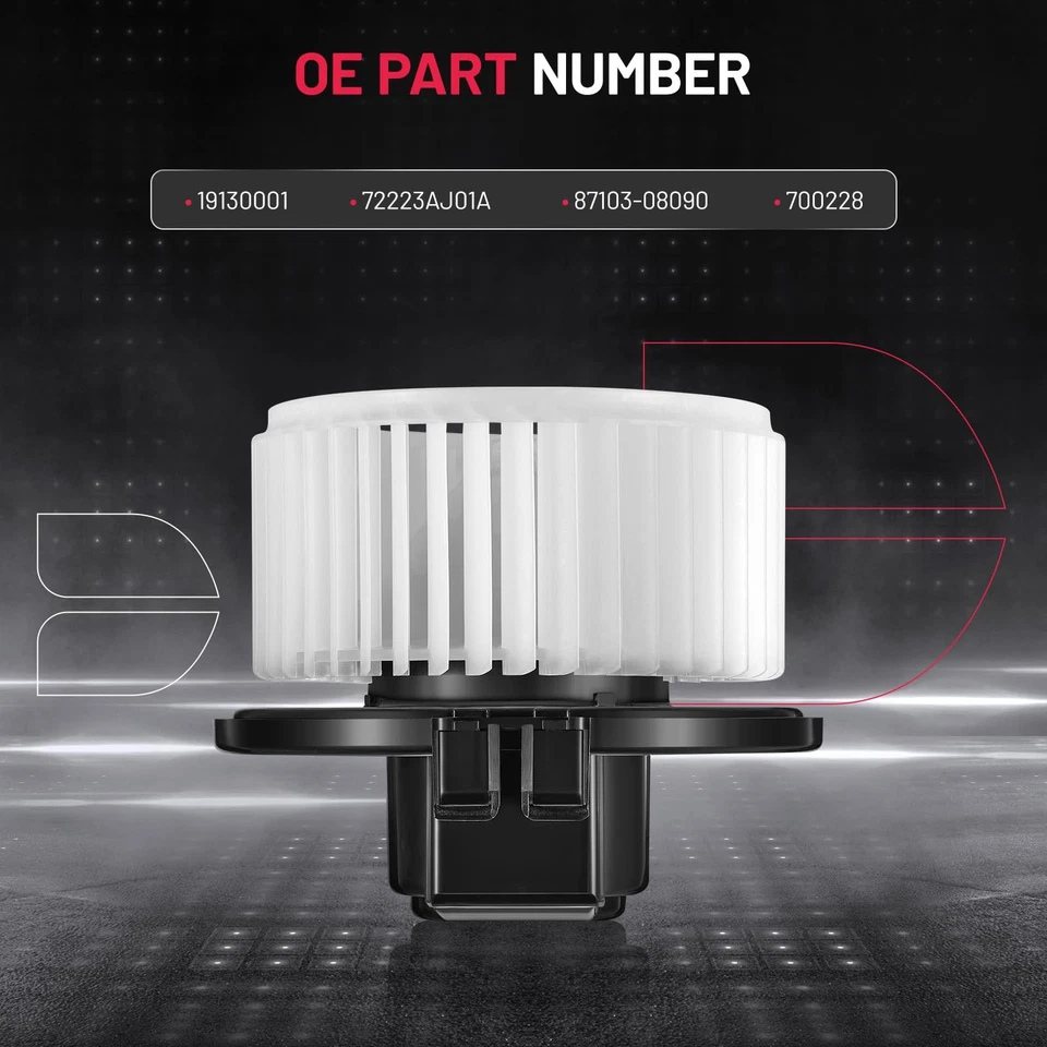 HVAC Blower Heater Motor w/Fan for Subaru Legacy Outback 2005-2009 87103-42060 Foto 4 de 4