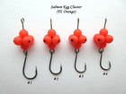 "Sale" Salmon Egg Cluster for Steelhead - "Pick Hook Size & Quan."