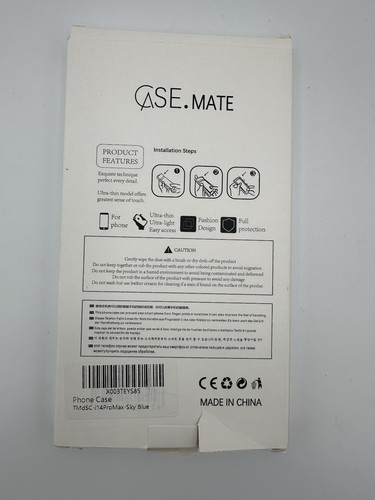 iPhone 14 Pro Max Case Sky Blue Chrome Style | Lens & Ring | CASE-MATE - 第 2/6 張圖片