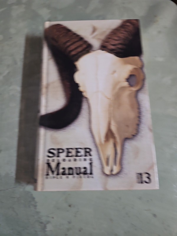 Speer Reloading Manual #13