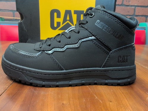 Scarpe da lavoro donna Caterpillar Streamline Court punta media composita 6,5 nere nuove con etichette - Foto 15 di 18