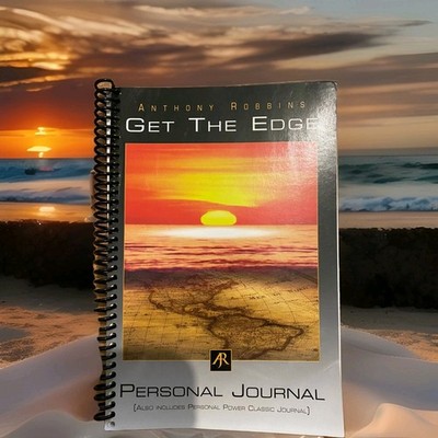 Anthony Robbins GET THE EDGE Personal Journal Unused 2001 WORKBOOK ONLY NOTES 