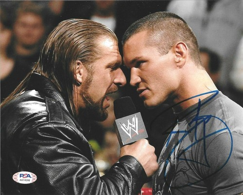 Randy Orton WWE Signed Autograph 8x10 Photo #3 w/ PSA COA