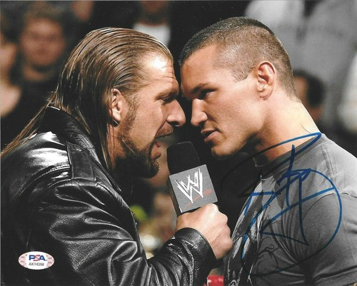 Randy Orton WWE Signed Autograph 8x10 Photo #4 w/ PSA COA - Picture 1 of 2