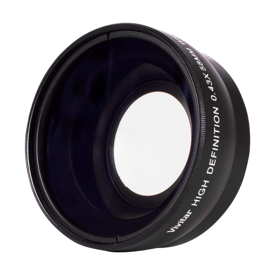 PRO 55MM WIDE ANGLE MACRO LENS +2X HD 55MM ZOOM LENS + FILTERS FOR SONY FDR-AX53 - Image 2 of 4