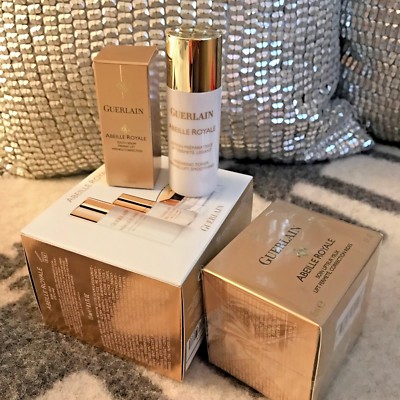 3 pcs set Guerlain gift set ABEILLE ROYALE EYE CREAM 0.5 OZ box #2