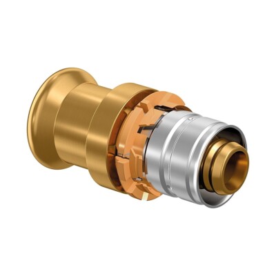 Uponor Pressfitting 20mm S - Press Kupplung auf Edelstahl/Kupfer M20-22 1090683