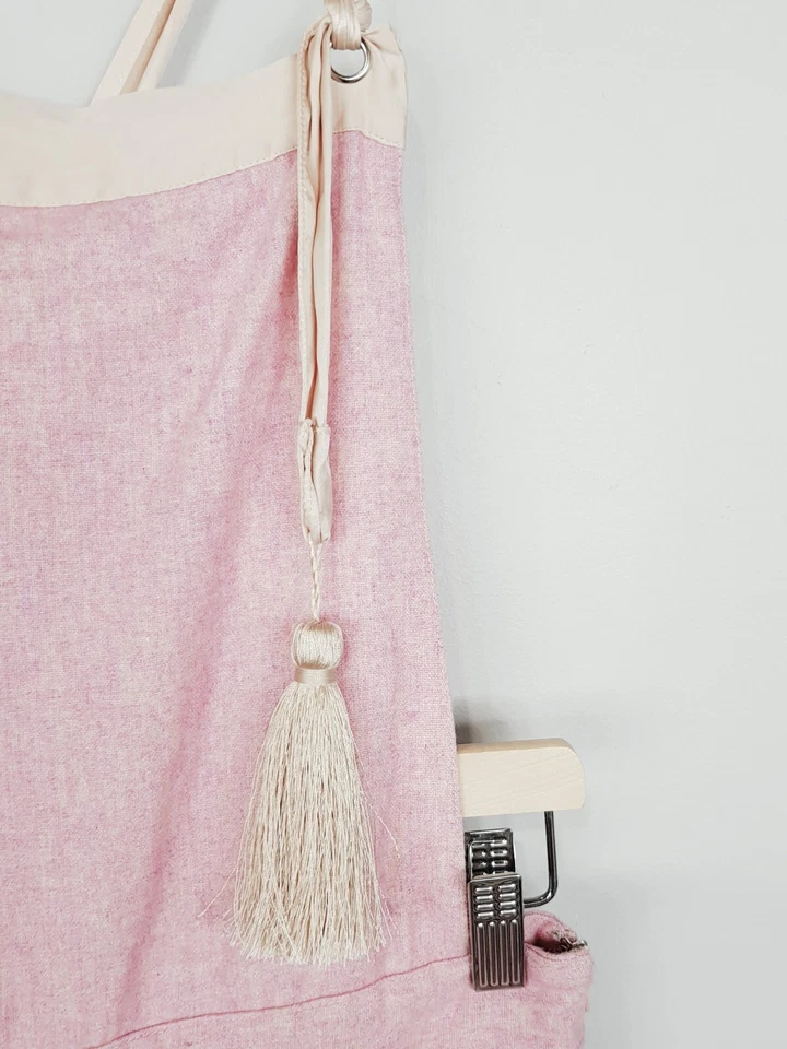 Mono FLANELA Australia Mujer Talla 1 o S/8-10 Rosa Mezcla Lana Ancho Acampanado Foto 3 de 4