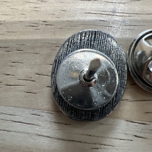2- Anchor Pin Backs Silver Tone Vintage - Picture 6 of 8