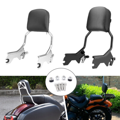 For Harley 2018-2025 Softail Street Bob Heritage Deluxe Slim Sissy Bar  Backrest