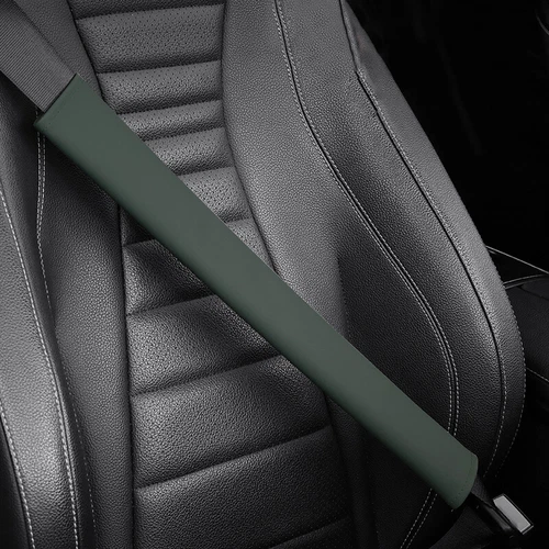 Universal PU Leather Seat Belt Set Cover Long Shoulder Pad Strap Protector 5Pcs - Bild 20 von 27