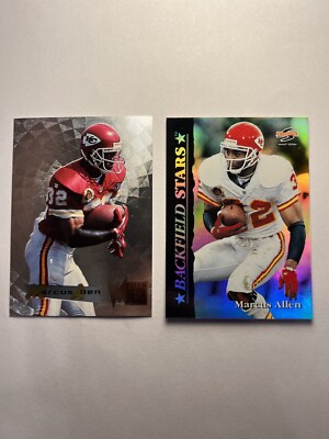 Marcus Allen Cards Fleer Metal&Score Backfield Stars Refractor Cheifs