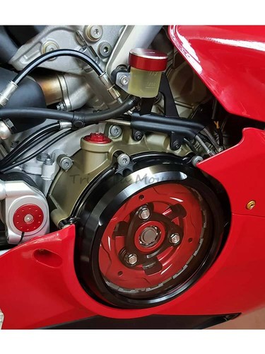 Racing Clear Clutch Cover & Spring Retainer For DUCATI MULTISTRADA V4 RS 2024-25 - Picture 23 of 23