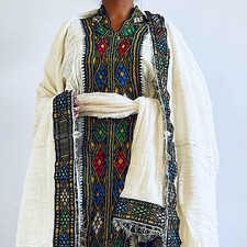Ethiopian Axum Dress, Habesha Kemis, Traditional Women's Clothes