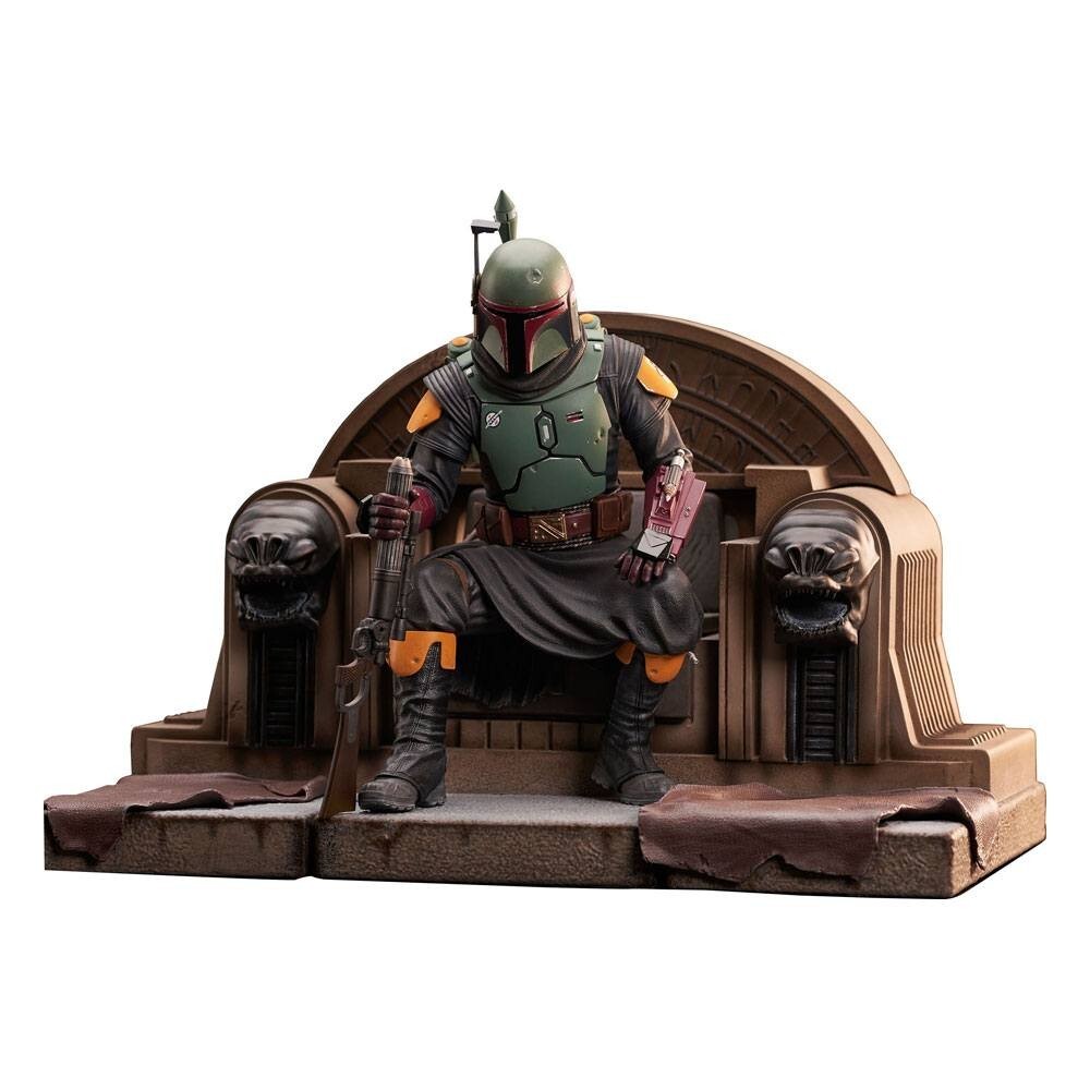 Star Wars The Mandalorian Premier Collection 1/7 Boba Fett on Throne 24 cm GENTL