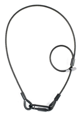 Accu-Cable SC5B 31.5'' Inch Black Safety Cable Up to 100 lbs.