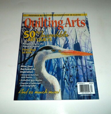 Quitling Arts Magazine Fall 2021 Issue 111 *NEW* 50+ Incredible Art Quilts