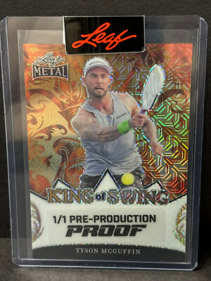 2024 Leaf BRONZE King Pre-Production Proof TYSON MCGUFFIN Pickleball 1/1