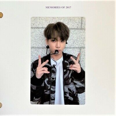 BTS Bangtan Memories of 2017 Blu-ray Limited Official Photocard