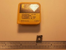 KENNAMETAL CPGW3252F KD100 CARBIDE INSERT, 1 PC, MADE IN USA
