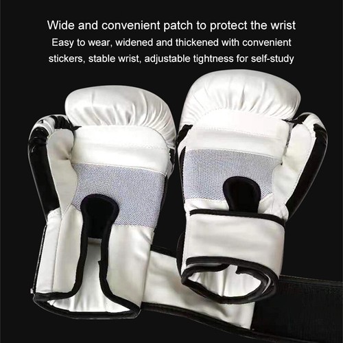 Adult Boxing Glove 4Oz 6Oz 8Oz 10Oz 14Oz Kickboxing Glove Sparring Muay Thai MMA - Picture 4 of 11
