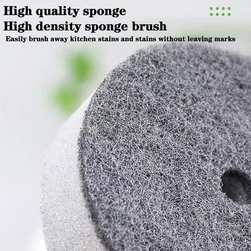 3 x Dish Washing Brush W. Soap Dispenser Palm Liquid, Dish Washer/Bulk of 3 - Picture 3 of 6