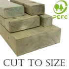 Treated Timber 2x1 2X2 3X2 3x3 4X2 Outdoor Wood Battens Garden Fence Fencing