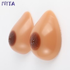 Silicone Breast Forms Teardrop C Cup Transgender Crossdresser Fake Soft Boobs