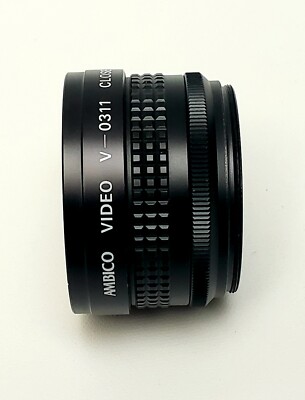Fixation objectif macro Ambico Video V-0311 58 mm gros plan vue large