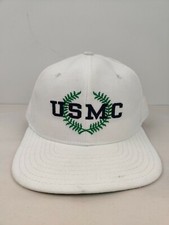 Vintage New Era USA MADE USMC Marines Back hit Military Hat Cap