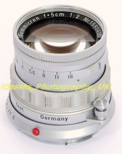 RIGID Summicron-M f=5cm 1:2 PRIME Lens for Leica M Made by Leitz WETZLAR in 1958 - Picture 3 of 9